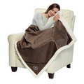 Sherpa Lined Rustic Ranch Throw (Embroidered)